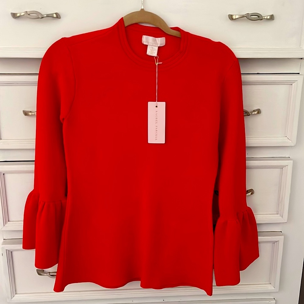 Rachel parcell scarlet bell sleeve NWT blouse